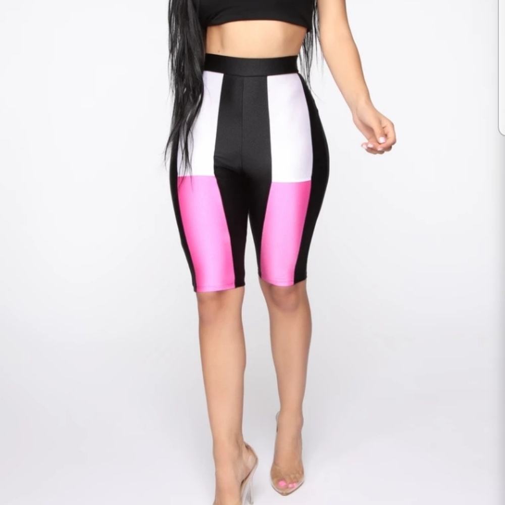 How You Like Me Now Biker Shorts - Black
